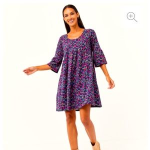 Bright flutter dress